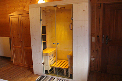 Sauna im Ferienhaus Alpenstern - Neu Schötzerhof